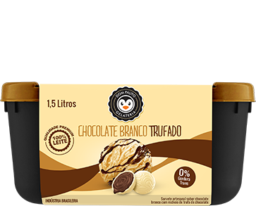 Sorvete Chocolate Branco Trufado (1,5L)